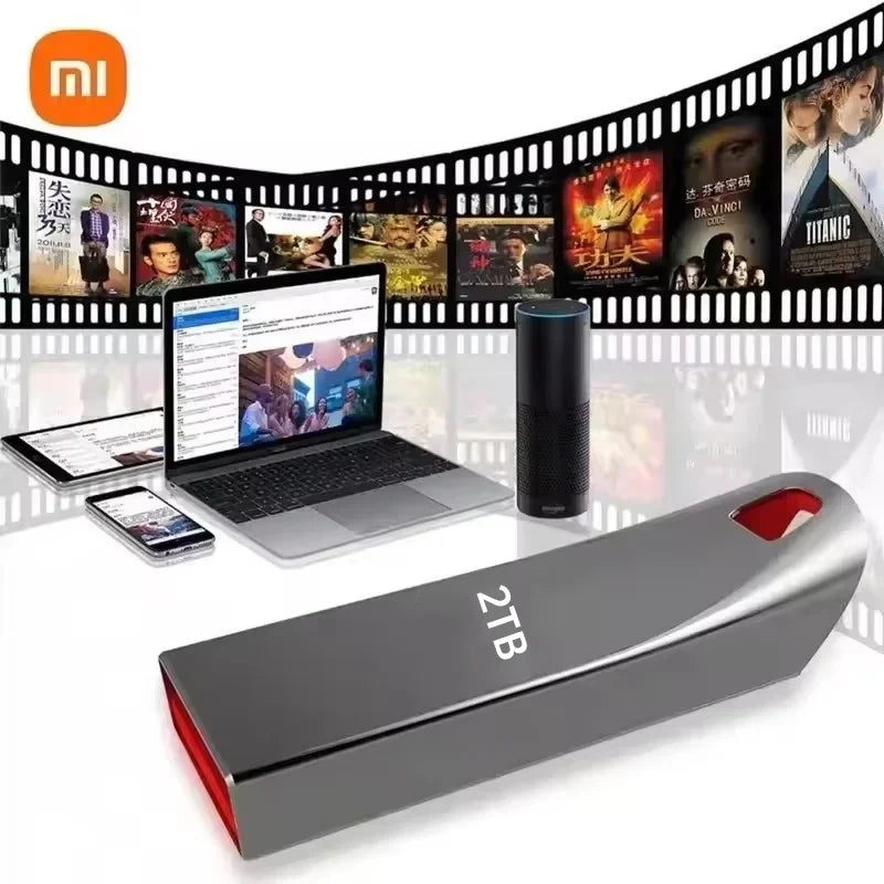 Flash Drive Xiaomi 2TB USB 3.0 Metal  High Speed Pendrive