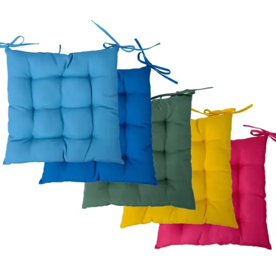 Assento Para Cadeira 40X40 cm Tecido Oxford Liso 100% Poliéster Várias Cores (