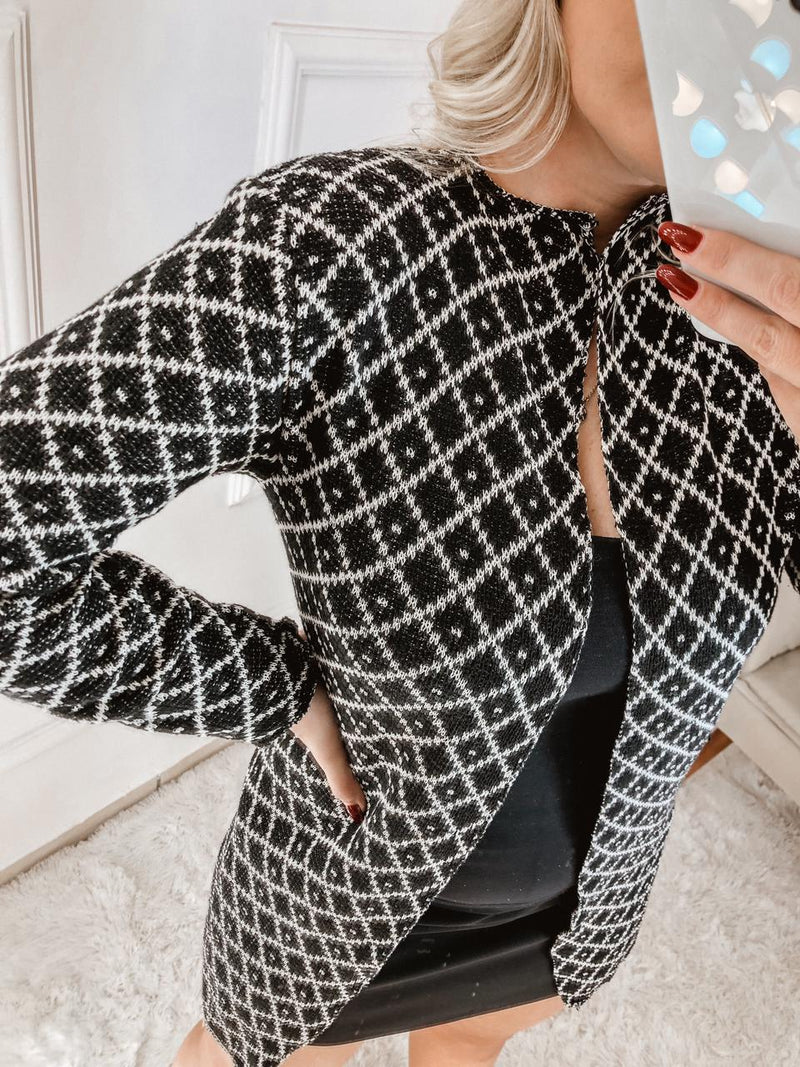 Casaquinho Feminino Tricot Cardigan Fábrica Casaco Feminino (GISELE)