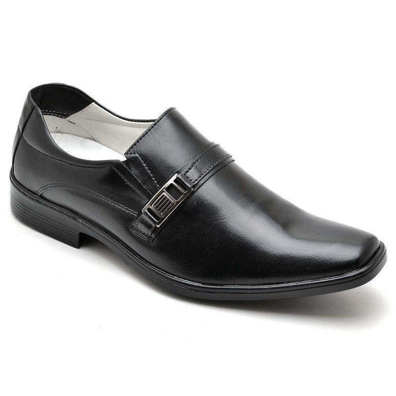 Sapato Conforto Couro Masculino  012 (RT0012MSTPTO)