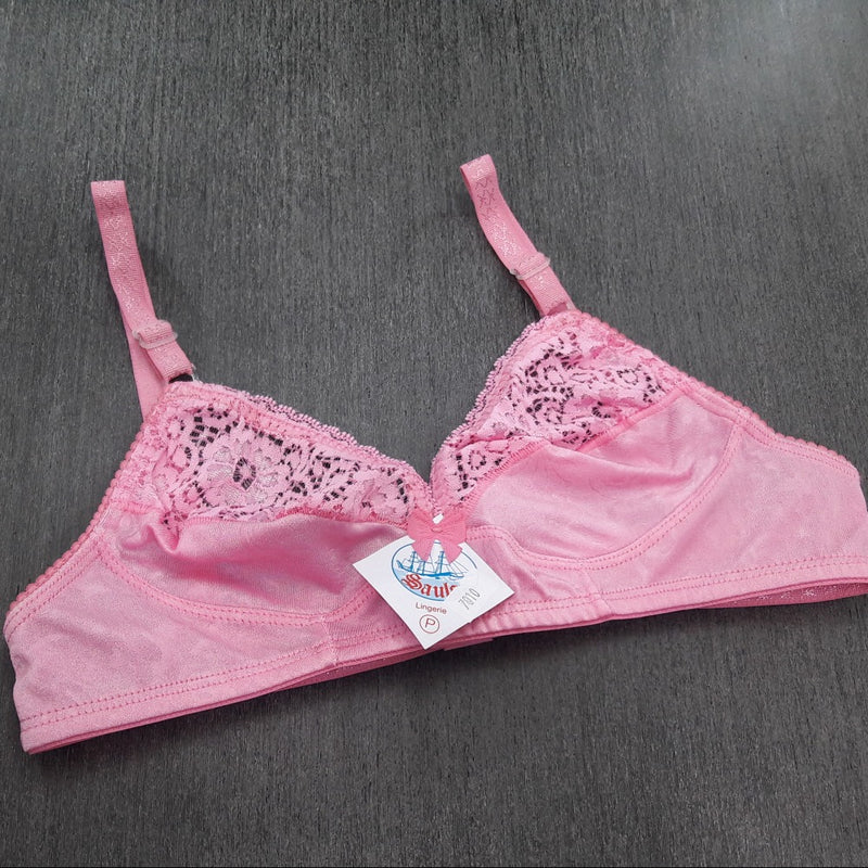 Sutiã Simples com Renda Cor:Rosa Hera;Tamanho:P (LBR7734SKU111085)