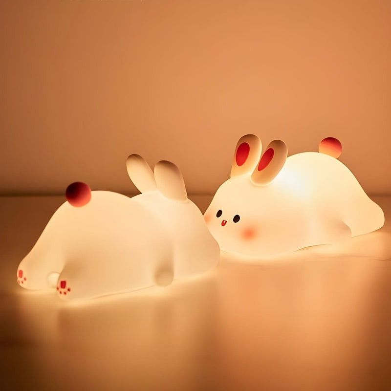 Luminária Infantil Abajur LED Siliconado Coelhinho AKL-L003 (LUMINAKLL003)