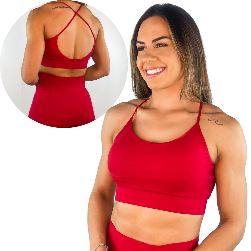 TOP CRUZADO FITNESS - SCARLET - G (LS.T24011-7584-G)