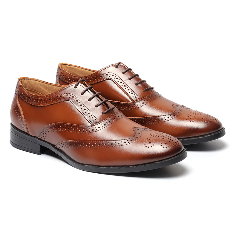 Sapato Social Oxford Cromo Argentino Caramelo (YTH404CRMCML)