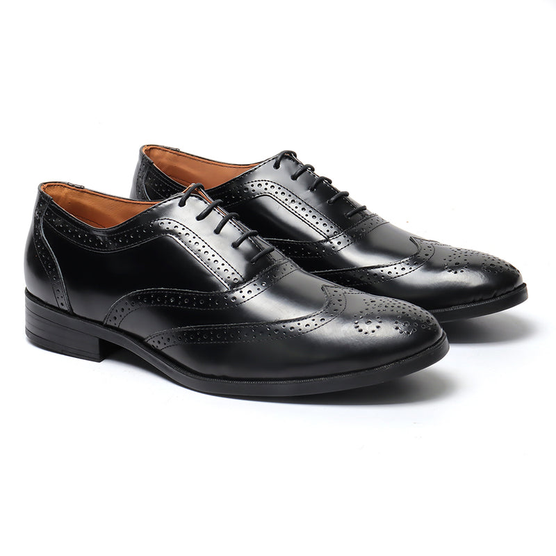 Sapato Social Oxford Cromo Argentino Preto (YTH404CRMPTO)
