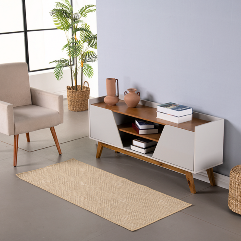 Tapete Passadeira Sisal Lancer 1 Peça 5,00m x 66cm 87% Polipropileno / 13% Poli