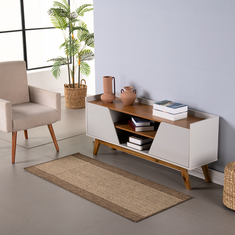 Tapete Passadeira Sisal Lancer 1 Peça 5,00m x 66cm 87% Polipropileno / 13% Poli
