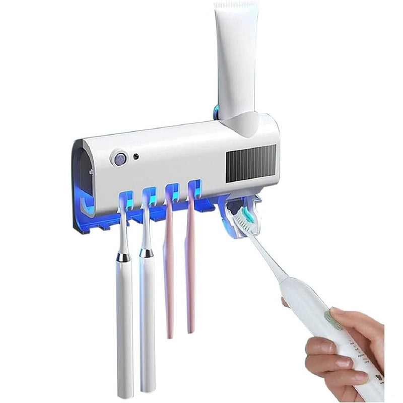 Suporte Dispenser Porta Escova de Dentes UV (Dispenser Pasta)